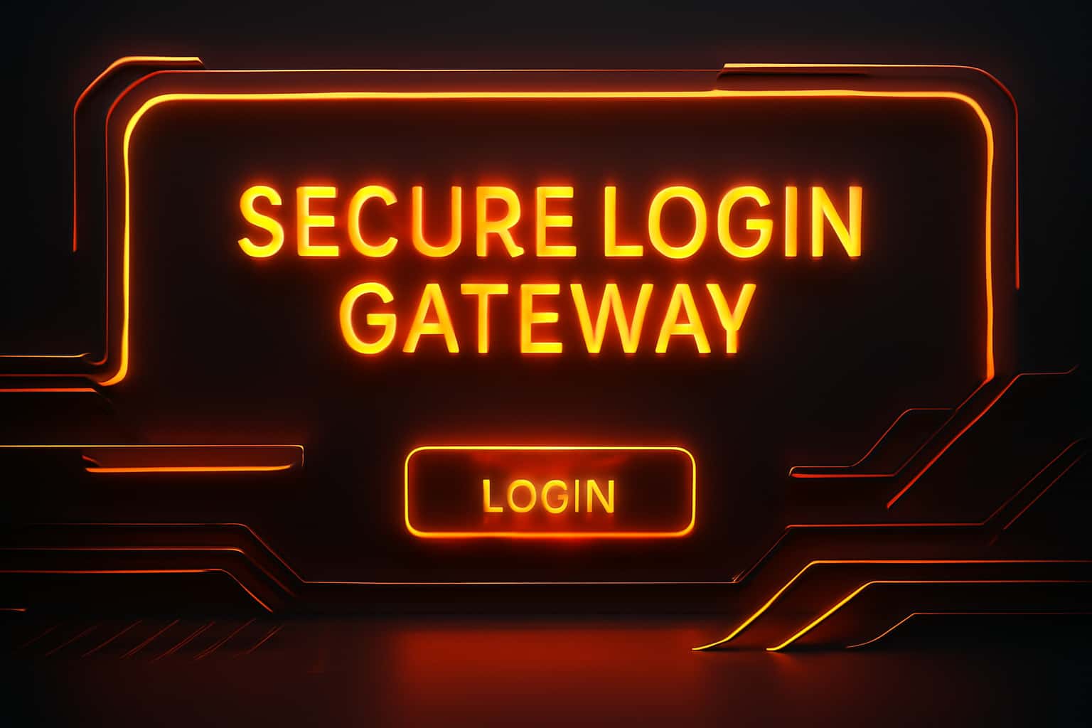 Futuristic login interface background
