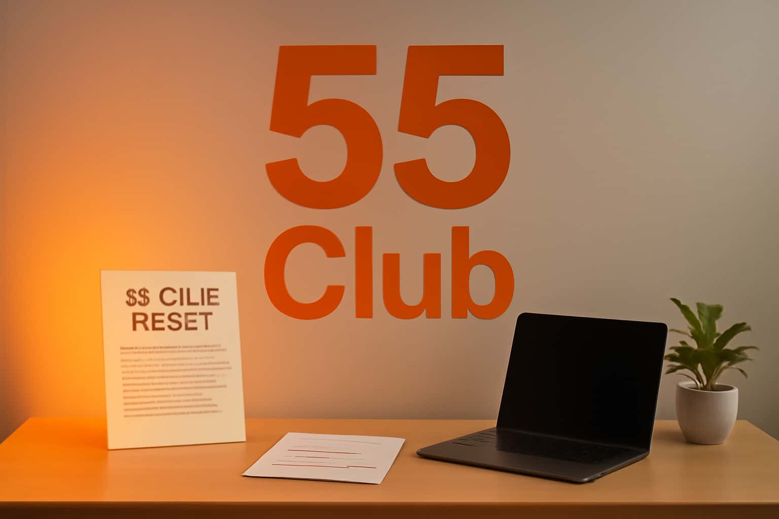 Informational graphic about the 55 Club Reset process.