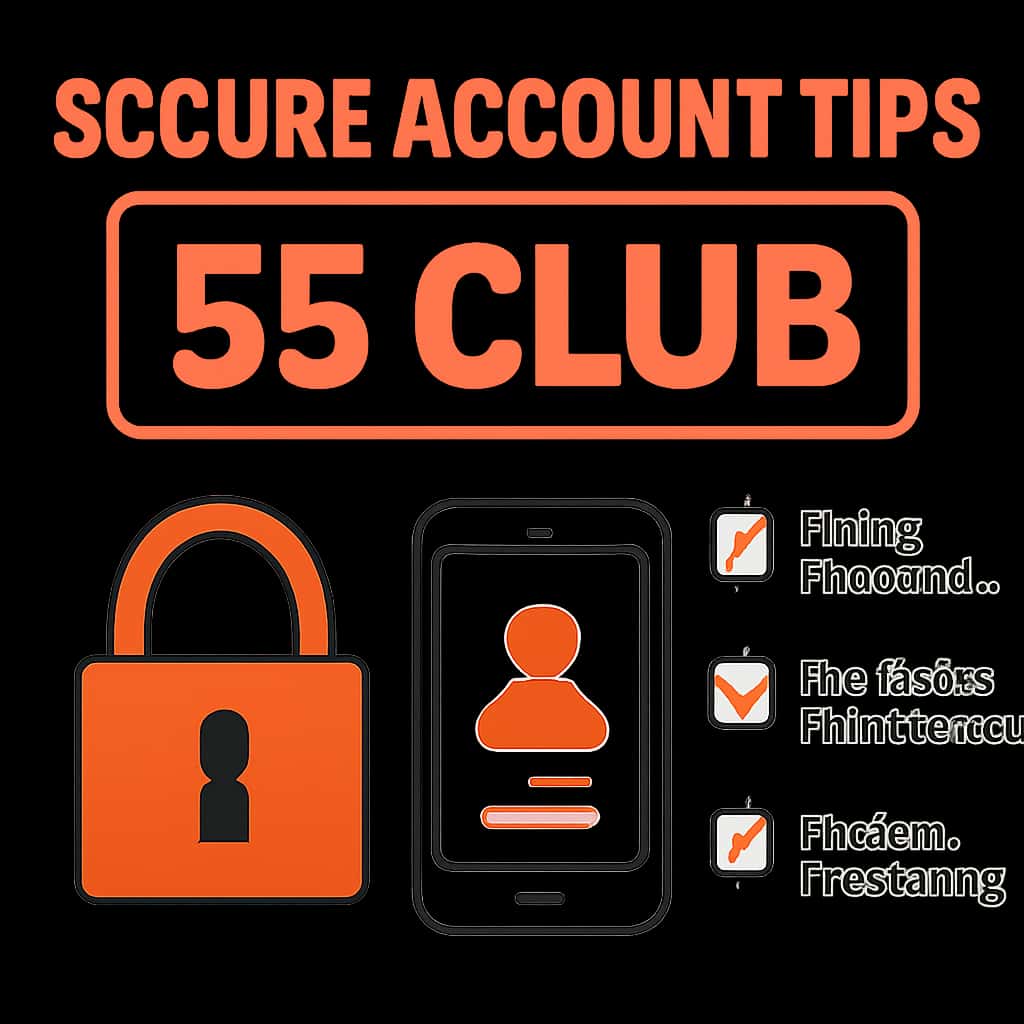 An educational illustration related to Secure 55 Club Account Tips.